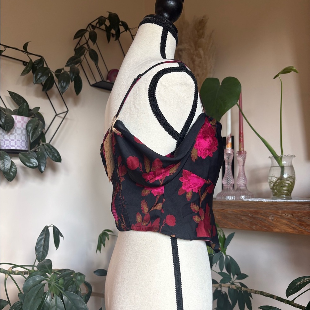 Free People | Cassandra Floral Print Off-the-Shoulder Blouse - Picture 6 of 11